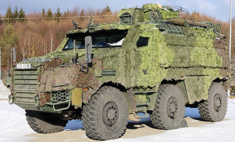 Czech TITUS 6x6 armoured vehicles are now also part of the ...