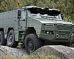 Dynamic demonstration of the new Czech armoured vehicle TADEAS on Tatra 6x6 chassis